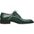 Mauri Arsenal Hunter Green Men's Shoes Alligator / Calf-Skin Leather Lace-Up Derby Shoes Mauri Arsenal Hunter Green Men's Shoes Alligator / Calf-Skin Leather Lace-Up Derby Shoes