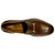 Alan Payne Men's Miami Brown Italian Pebble Grain Leather Bit Moc Toe Loafer