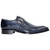 Duca Garda Navy Moc Toe Straps Loafers