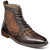 Stacy Adams Finnegan Wingtip Brown Multi Lace Up Dress Boots for Men