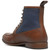 Stacy Adams Brumley Tan & Navy Lace Up Dress Boots for Men