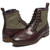 Stacy Adams Brumley Brown & Olive Lace Up Dress Boots for Men