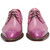 Tyler Lace Up Dress Shoes | Fennix of Italy Alligator Shoes in Rose Pink for Men