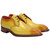 Tyler Lace Up Dress Shoes | Fennix of Italy Alligator Shoes in Yellow for Men
