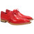 Rowan Lace Up Dress Shoes | Fennix of Italy Alligator Shoes in Red for Men