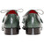 Jax Lace Up Dress Shoes | Fennix of Italy Alligator Skin and Suede Shoes in Green for Men