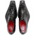 Kingston Lace Up Dress Shoes | Fennix of Italy Alligator & Lizard Skin Shoes in Black for Men