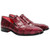 Dustin Lace Up Dress Shoes | Fennix of Italy Alligator Skin Shoes in Burgundy for Men