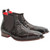 Cole Lace Up Dress Shoes | Fennix of Italy Alligator Skin Boots in Brown for Men