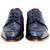 Charles Lace Up Dress Shoes | Fennix of Italy Alligator Skin Shoes in Ocean Blue for Men