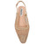 Kara 0.75" Block Heel Flats in Gold | Lady Couture Shoes