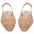 Kara 0.75" Block Heel Flats in Gold | Lady Couture Shoes