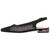 Kara 0.75" Block Heel Flats in Black | Lady Couture Shoes
