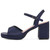 Judy 3" Block Heels in Navy | Lady Couture Shoes