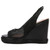 Belair 4" Wedge Sandals in Black | Lady Couture Shoes