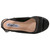 Belair 4" Wedge Sandals in Black | Lady Couture Shoes