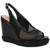 Belair 4" Wedge Sandals in Black | Lady Couture Shoes