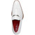 Francesco White Leather Loafers | Emilio Franco Dress Loafers for Men