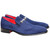 Francesco Navy Suede Leather Loafers | Emilio Franco Dress Loafers for Men