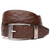 Marco Di Milano Men’s Genuine Ostrich Quill Belt in Brown
