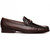 Marco Di Milano Enzo Men’s Genuine Lizard Moc Toe Brown Loafers