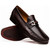 Marco Di Milano Enzo Men’s Genuine Lizard Moc Toe Brown Loafers