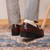Marco Di Milano Ferrioni Men’s Genuine Ostrich Moc Toe Bit Black Cherry Loafers