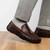 Marco Di Milano Alba Men’s Genuine Ostrich Leg Kango Tabac Driving Shoes