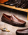 Marco Di Milano Alba Men’s Genuine Ostrich Leg Kango Tabac Driving Shoes