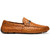 Marco Di Milano Bolonia Men’s Genuine Ostrich Horse-Bit Brandy Driver Loafers