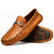Marco Di Milano Bolonia Men’s Genuine Ostrich Horse-Bit Brandy Driver Loafers