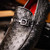 Marco Di Milano Bolonia Men’s Genuine Ostrich Horse-Bit Driver Black Loafers