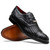 Marco Di Milano John Men’s Woven calfskin Genuine Caiman Crocodile Cap Toe Black Oxford