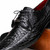 Marco Di Milano Leonardo Men’s Genuine Caiman Crocodile Black Dress Derby