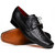 Marco Di Milano Leonardo Men’s Genuine Caiman Crocodile Black Dress Derby