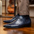 Bono Men’s Genuine Alligator Skin Oxfords | Marco Di Milano Exotic Shoes in Navy