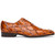 Oliveri Men’s Genuine Pirarucu Skin Classic Dress Oxford | Marco Di Milano Exotic Shoes in Cognac