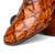 Oliveri Men’s Genuine Pirarucu Skin Classic Dress Oxford | Marco Di Milano Exotic Shoes in Cognac