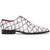 Oliveri Men’s Genuine Pirarucu Skin Classic Dress Oxford | Marco Di Milano Exotic Shoes in Newspaper