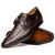 Marco Di Milano Merida Genuine Caiman and Lizard Skin Brown Dress Derby