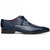Marco Di Milano Merida Genuine Caiman and Lizard Skin Navy Dress Derby Shoes