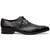Andretti Men’s Genuine Ostrich Leg Dress Derby | Marco Di Milano Exotic Shoes in Black