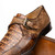 Marco Di Milano Toluca Genuine Crocodile and Lizard Skin Rustic Orix Monk Strap