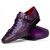 Marco Di Milano Toluca Genuine Crocodile and Lizard Skin Purple Monk Strap