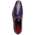 Marco Di Milano Toluca Genuine Crocodile and Lizard Skin Purple Monk Strap