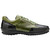Belvedere Corvo Genuine Ostrich Leg and Italian Leather Casual Sneakers in Black & Olive 