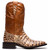 Marco Di Milano Tucson Genuine Caiman Belly Skin Stone Orix Cowboy Boot
