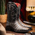 Marco Di Milano Tucson Genuine Caiman Belly Skin Stone Gray Cowboy Boot