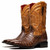Marco Di Milano Tucson Genuine Caiman Belly Skin Aged Maple Cowboy Boot