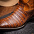 Marco Di Milano Tucson Genuine Caiman Belly Skin Aged Maple Cowboy Boot
